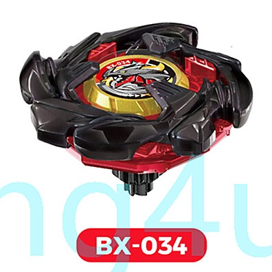 Tops Giratórios Single Flame X BX/UX Bey – Bit de Cor Aleatória