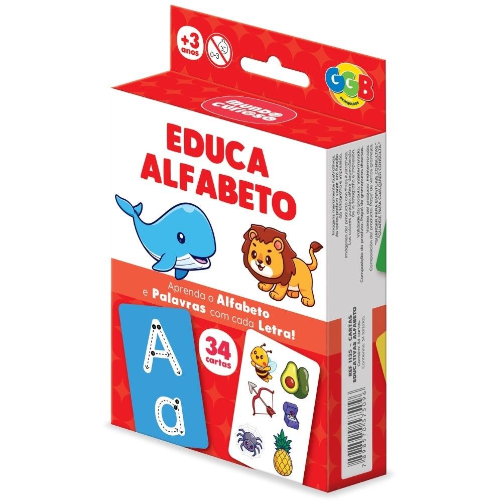 Alfabeto em Cartas GGB: Aprender Brincando!