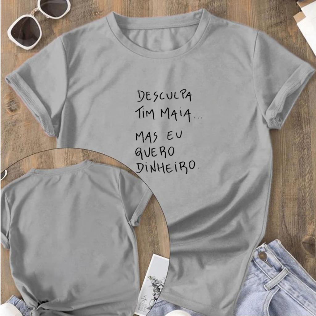 Camisetão Feminino Tim Maia: Estampas Musicais em 100% Algodão