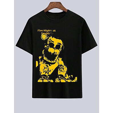 Camiseta Oversized Five Nights at Freddy's – 100% Algodão