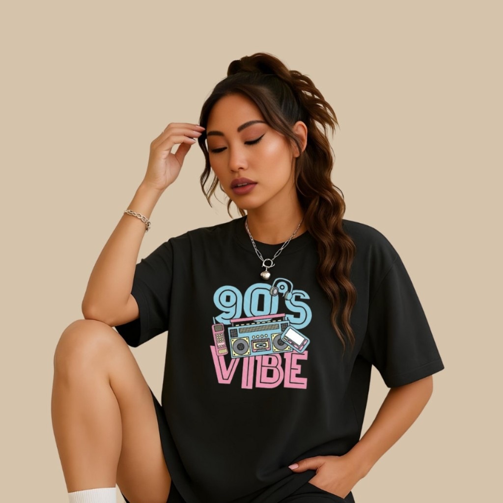 Camiseta Tumblr Oversized 100% Algodão