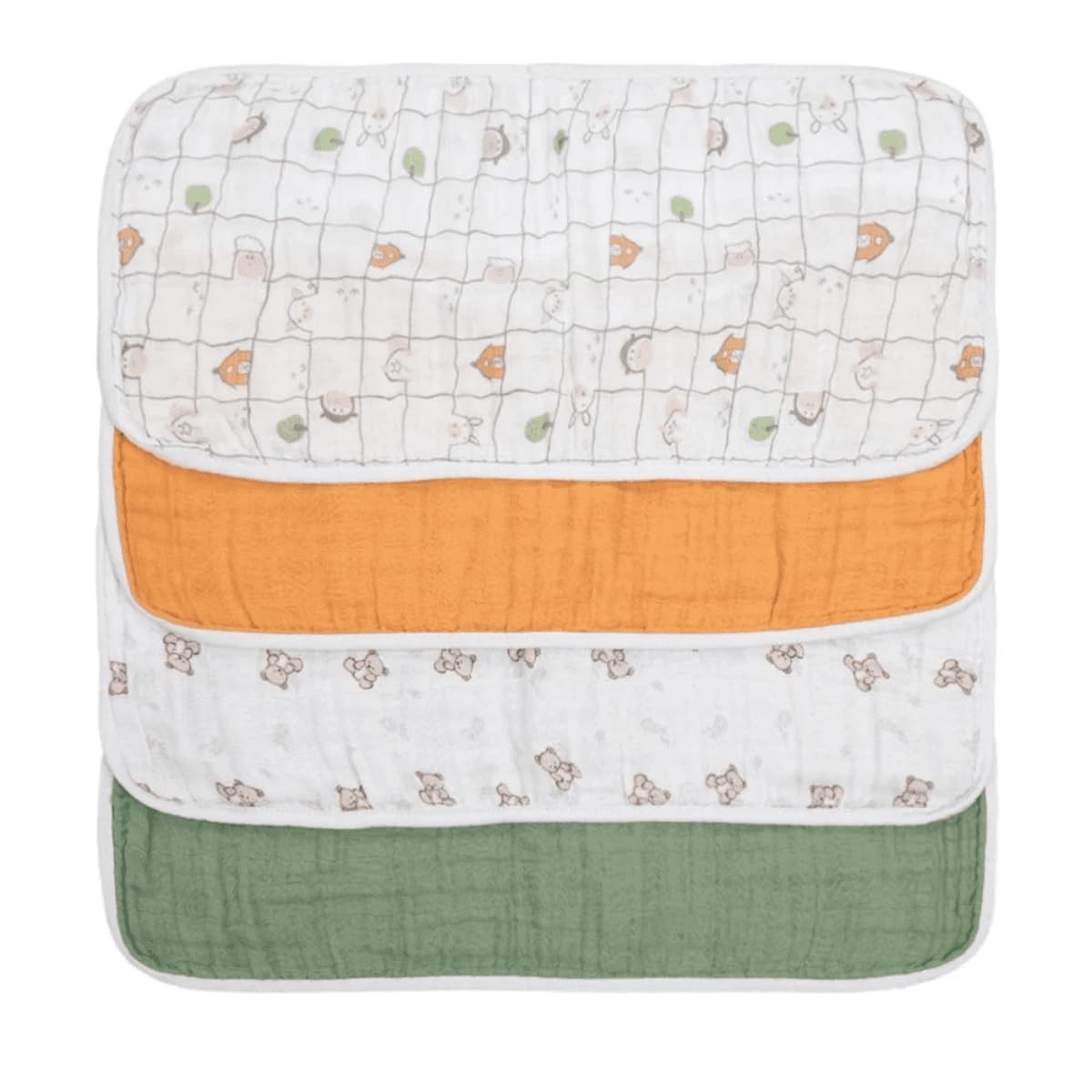 Paninho de Ombro Soft Premium Papi Baby 50cm x 22cm – 4 Unidades | Algodão 100% Confortável