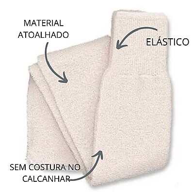 Meia Meião Térmica Cru: Conforto e Proteção em Algodão