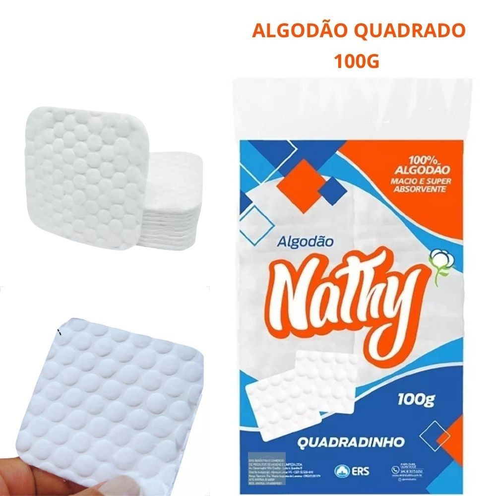 Algodão Facial Nathy: Limpeza Suave e Eficaz