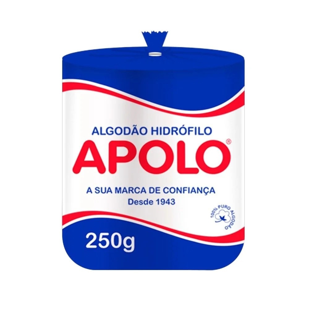 Algodão Hidrófilo Apolo 250g: Maciez e Absorção