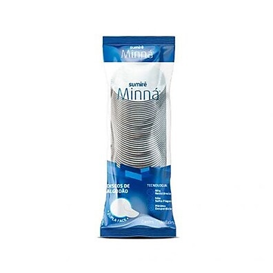 Algodão Minná Discos 70 Unidades: Limpeza Facial Suave e Eficiente