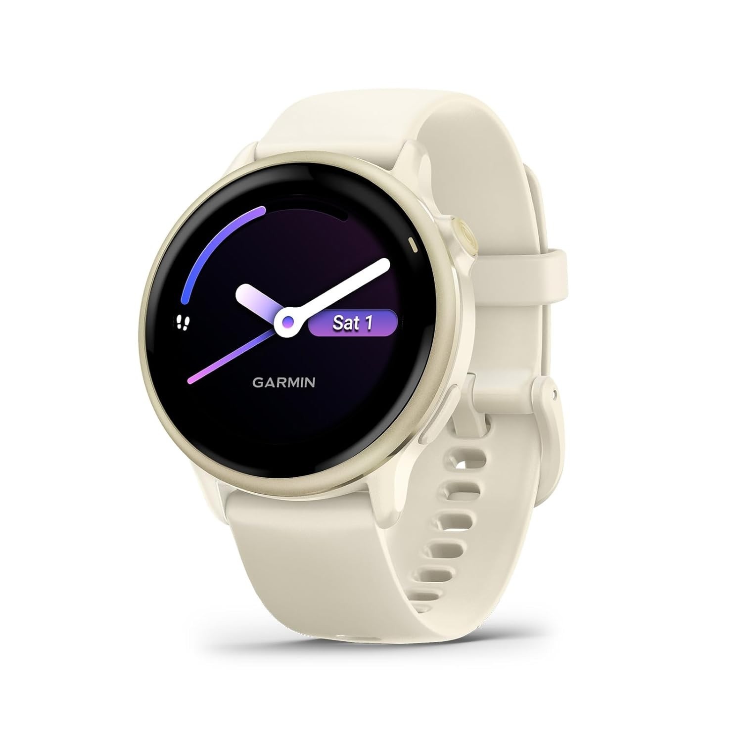 Garmin Vivoactive 6 Marfim 42mm: Seu Aliado Inteligente com GPS e Monitor Cardíaco