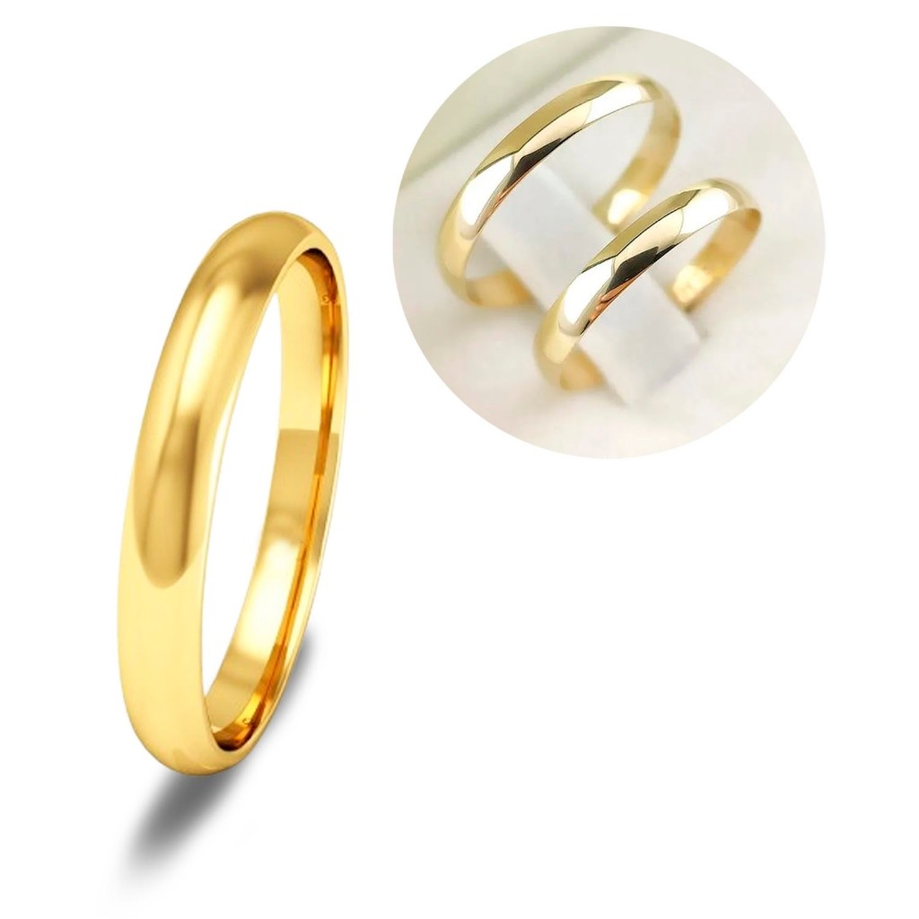 Aliança Moeda Antiga 3mm: Brilho Eterno e Estilo