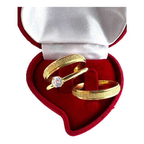 Alianças de Casamento 4mm + Solitário