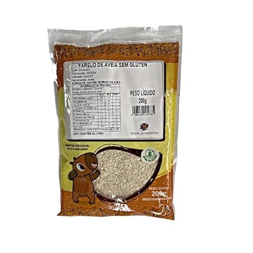 Farelo de Aveia Sem Glúten Tainá Alimentos 200g