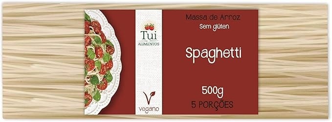 TUI ALIMENTOS Macarrão De Arroz Espaguete 500 G