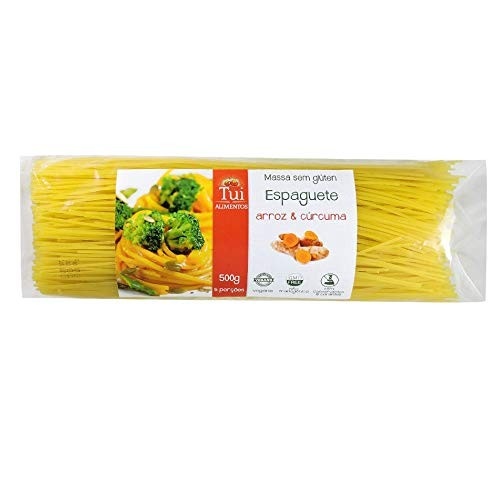 TUI ALIMENTOS Macarrão De Arroz Espaguete Com Cúrcuma 500 G