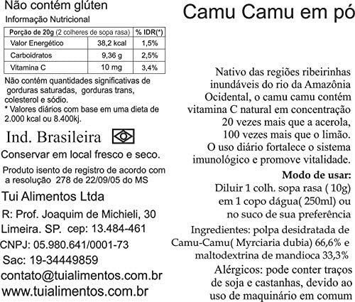 TUI ALIMENTOS Camu-Camu Em Pó 150 G