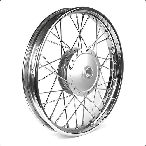 Roda Dianteira YBR 125 Factor (00-08) Alinhada com Raio 4mm e Tambor