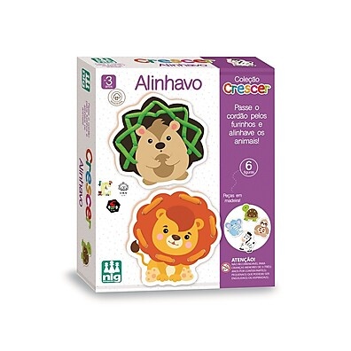 Alinhavo Animais NIG: Desenvolva a Coordenação do Seu Filho!