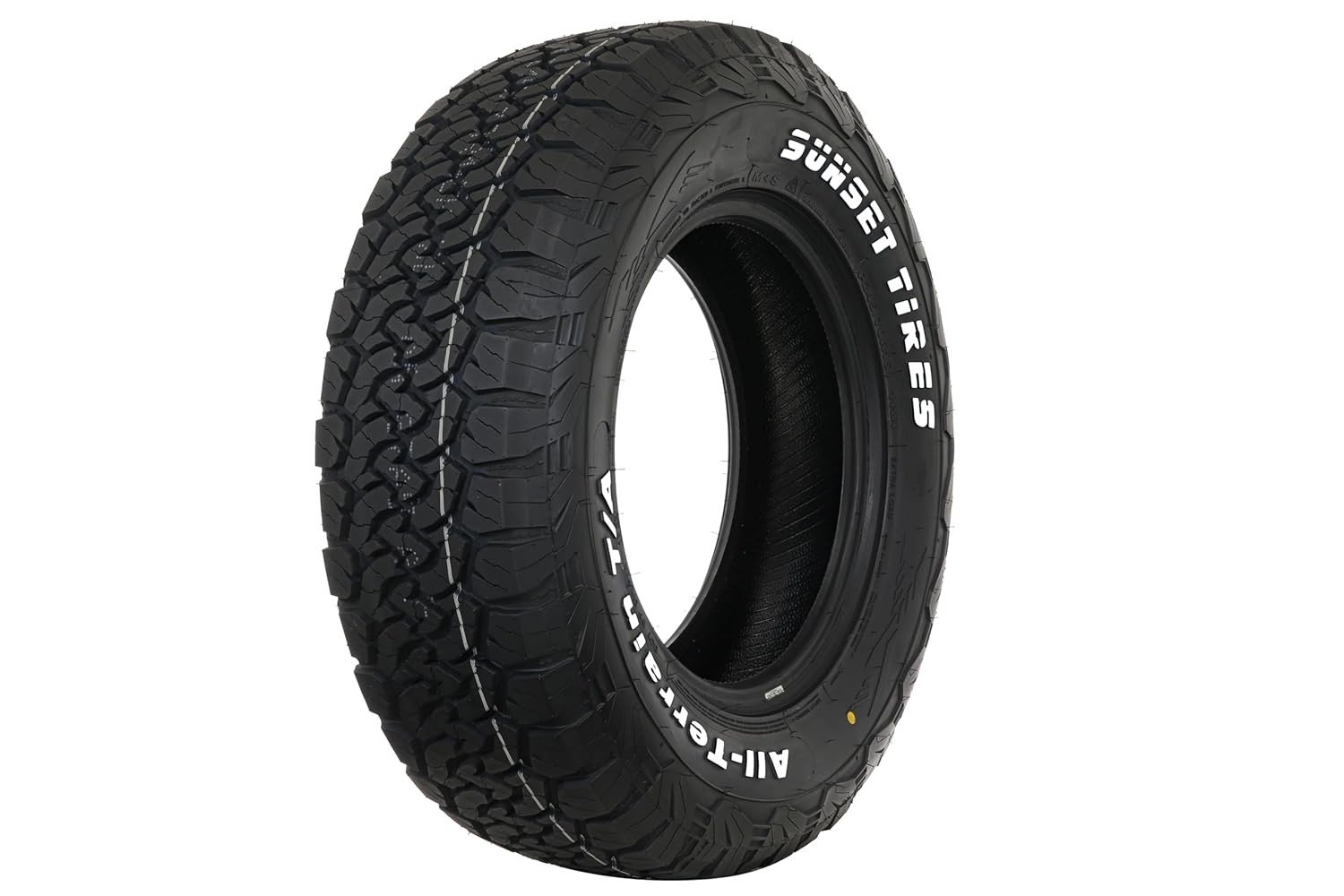 Pneu Sunset Tire 245/70R16 111H All-Terrain T/A - Aventura com Estilo Letra Branca