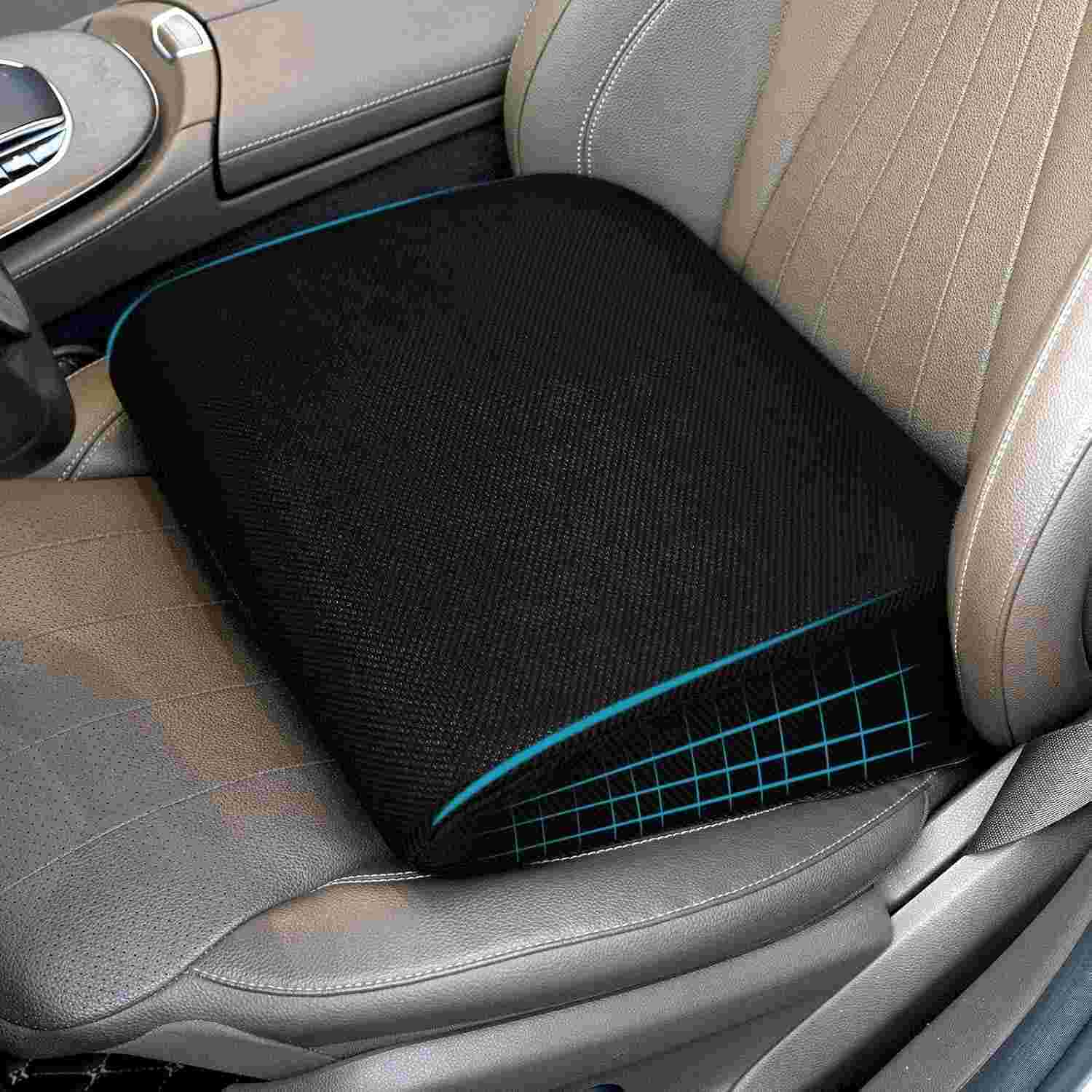 Almofada de Assento HOMBYS: Visão Ampliada e Conforto para Motoristas Baixos