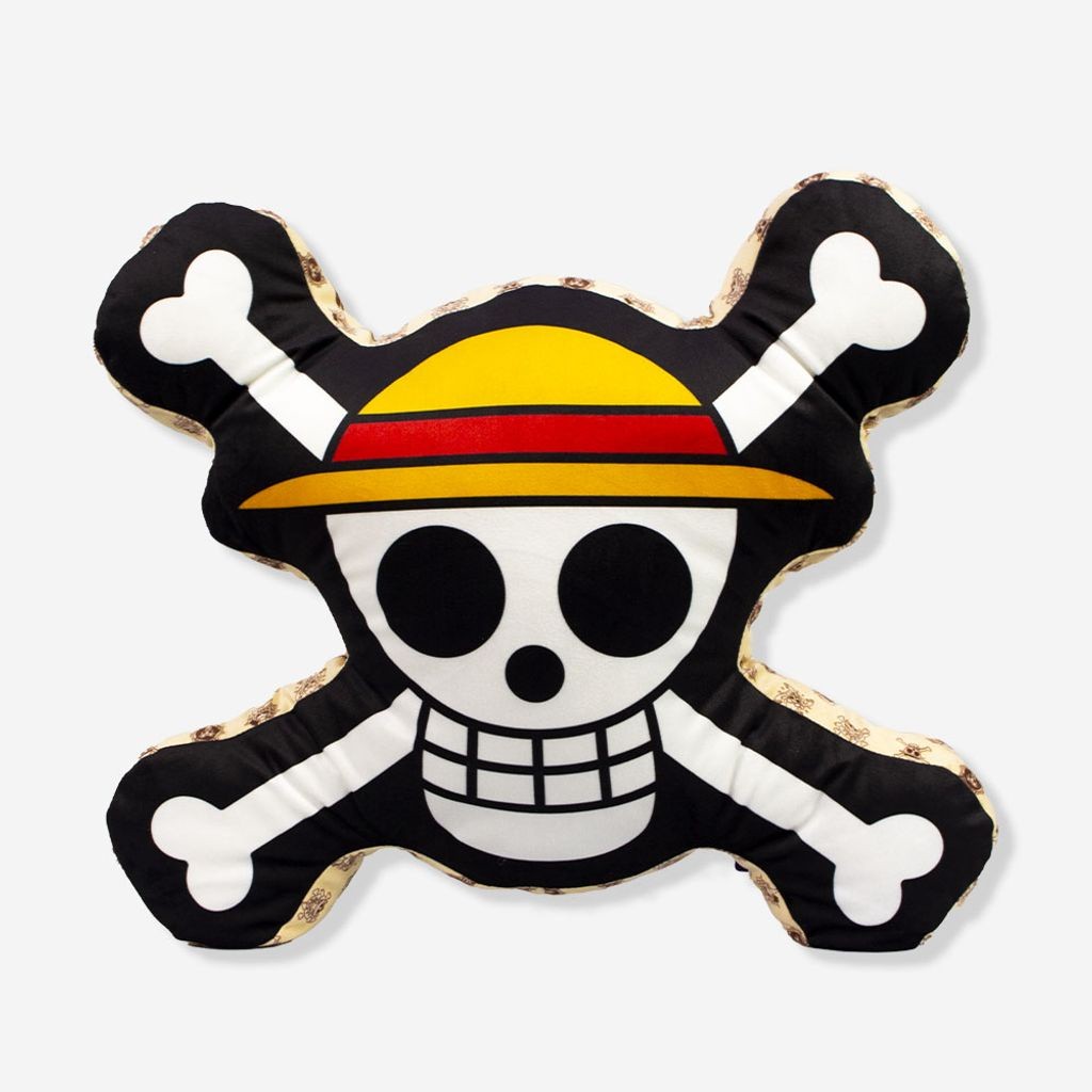 Almofada Luffy Skull: Descanse com o Rei dos Piratas!