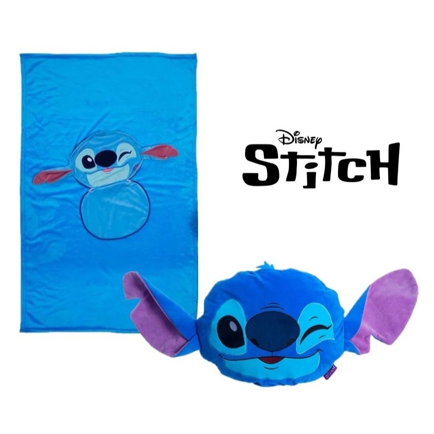 almofada-manta-stitch-disney-conforto-2-em-1