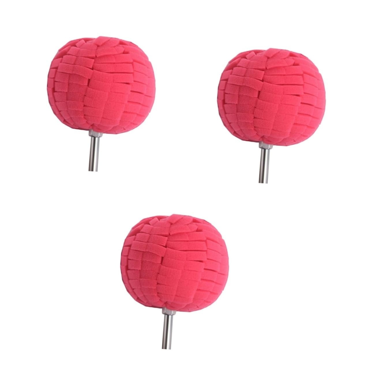 SUPVOX Almofada de Polimento para Carro 3 Peças - Kit Profissional com Espuma de Detalhes para Acabamento Impecável