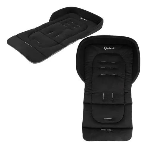 Almofada Safety Safe Comfort para Carrinho: Conforto e Segurança Black/Dark Melange
