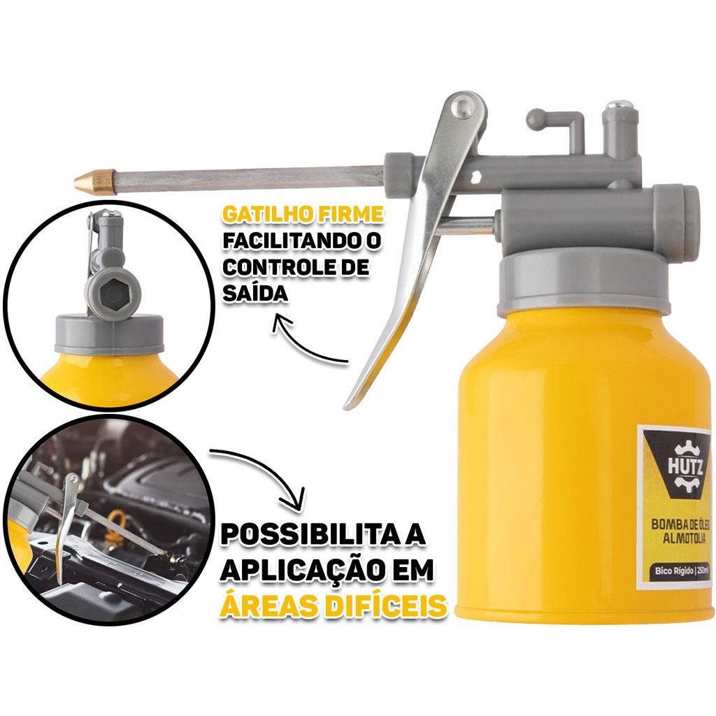Almotolia 250ml Hutz: Lubrifique com Precisão!