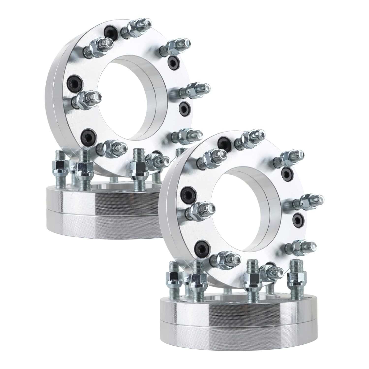 Adaptadores de Roda AlpaSpare 2" (51mm) 6x5.5 a 8x6.5 M14x1.5 - Compatível com Chevrolet Tahoe, GMC Yukon e mais