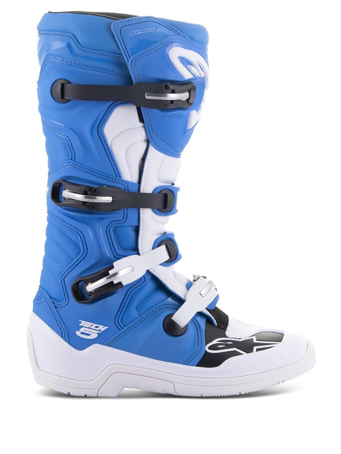 Bota Alpinestars Tech 5 Azul Branco - 11 USA (43/44BR)
