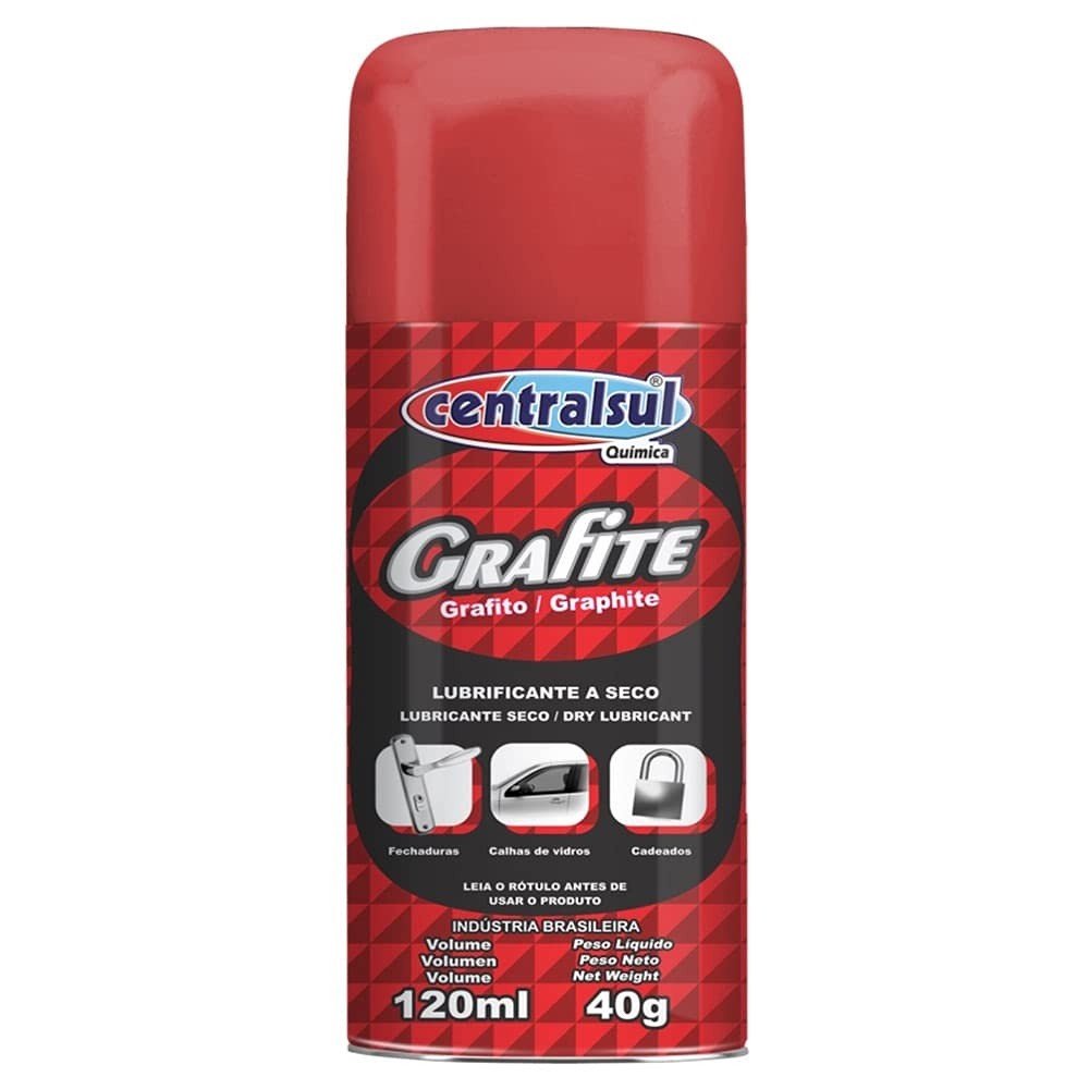 Grafite Spray Lubrificante Centralsul 120ml: Proteção e Lubrificação a Seco de Alta Performance
