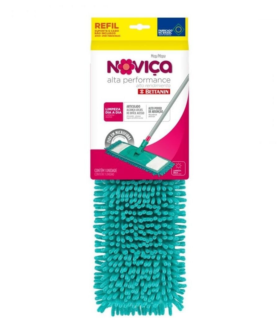 Refil Microfibra Noviça para Mop - Alta Performance Bettanin