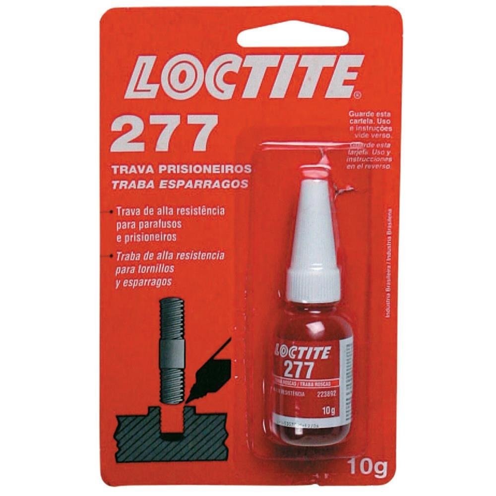 Trava Rosca Loctite 277 Vermelho Alta Resistência - Fixação Permanente e Segura