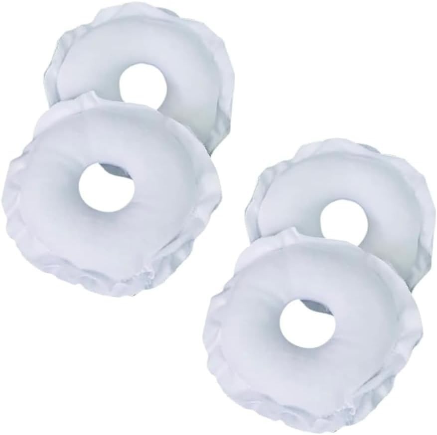 Rosquinhas de Amamentação Absorventes Laváveis - 4 Unidades | Alta Absorção em Microfibra