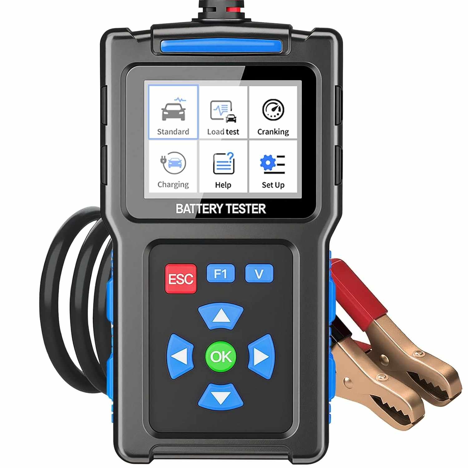 TopDiag BT300: Testador de Bateria Automotiva 12V/24V e Alternador Essencial