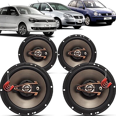 Alto Falantes Polo 2002-2014: Kit Hurricane Platino 640W