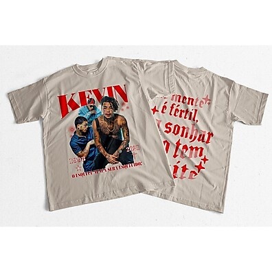 Camiseta Mc Kevin 'A Mente É Fértil' – Estilo e Qualidade para Sonhar Alto