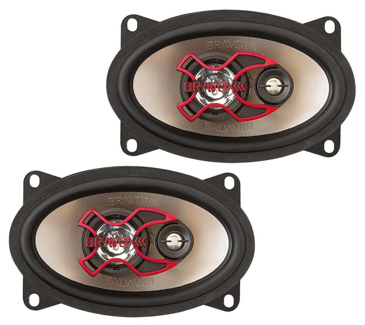 Alto Falante Triaxial Bravox B3X46 X 4x6" - Som Potente para seu Carro