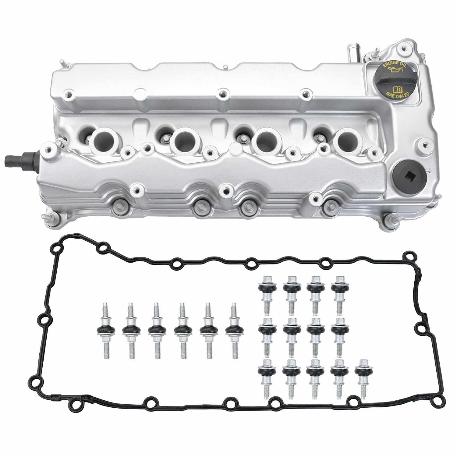 MITZONE Tampa de Válvula em Alumínio para Jeep, Dodge, Chrysler, Fiat e Ram 2.4L L4 - Segurança e Durabilidade