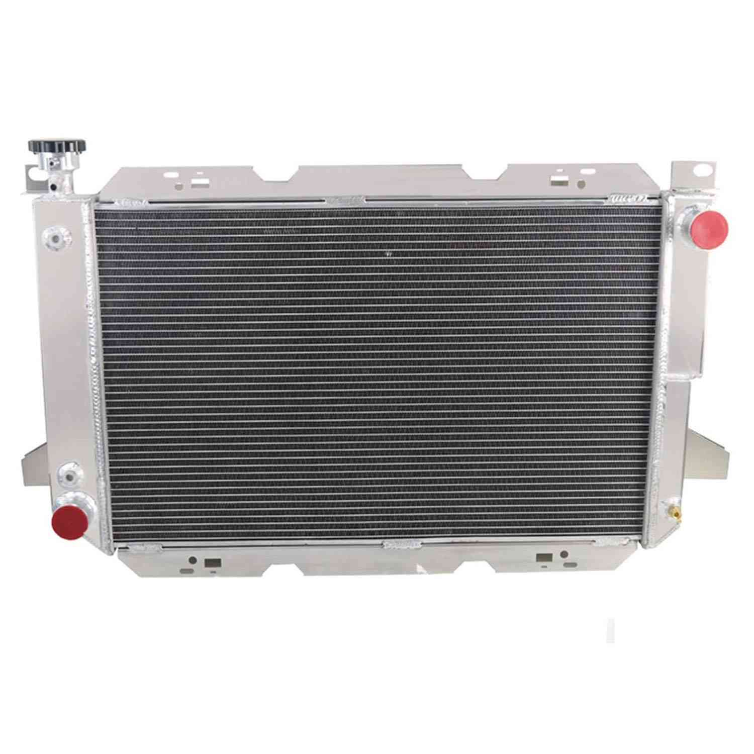 Radiador ALLOYWORKS 4 Fileiras Alumínio para Ford F-Series 150/250/350 e Bronco V8 (1983-1997) - Máxima Performance e Durabilidade