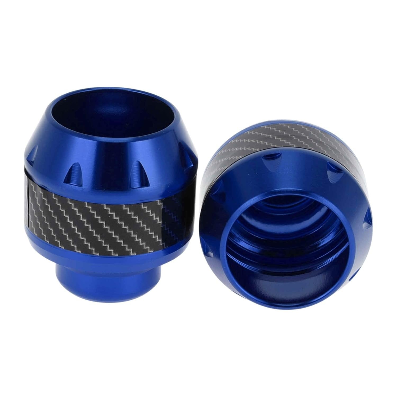 Protetor de Queda Sliders para Moto/Scooter - Liga de Alumínio Azul (2 Peças)