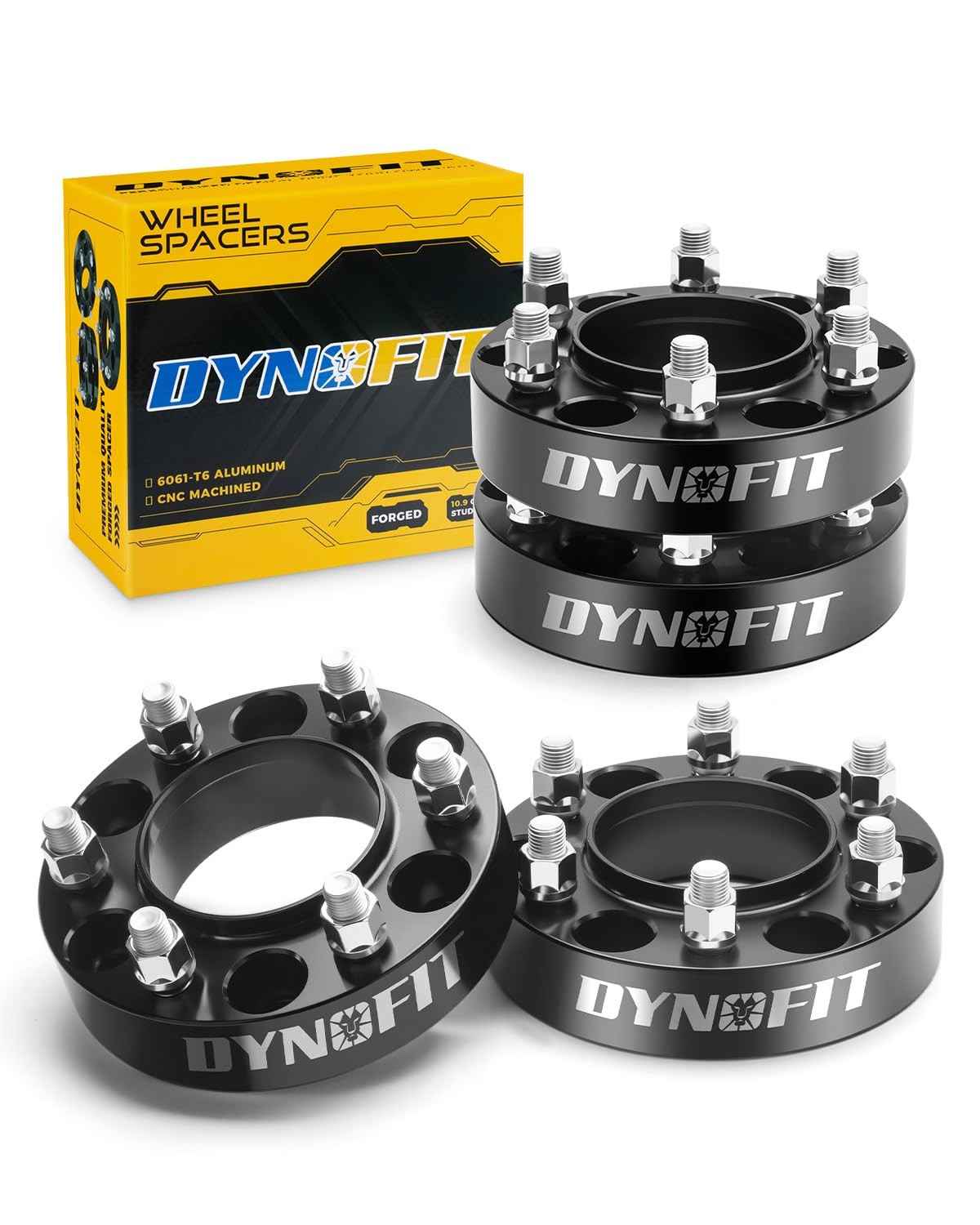 Espaçadores de Roda Dynofit 6x5.5" para Toyota Tacoma/Tundra & Lexus GX/LX - Alumínio Forjado Premium