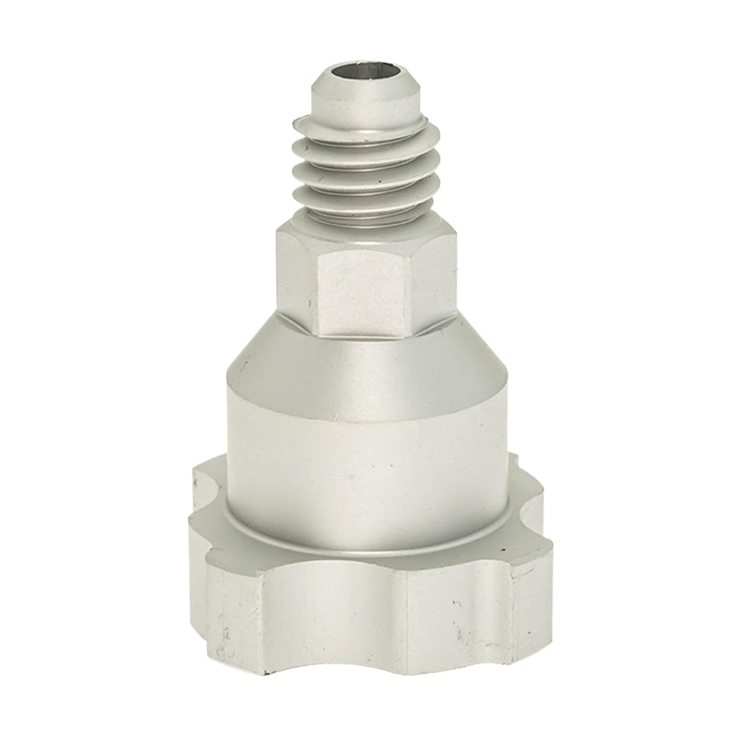 Adaptador de Copo de Spray de Tinta em Alumínio – Conector Universal para Pulverizadores de Carro, Barco e Veículos