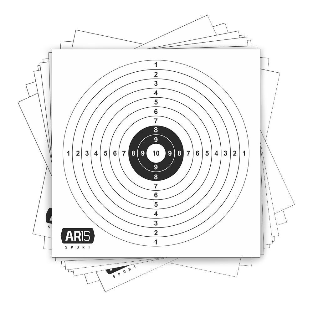 Alvo de Papel AR15 Sport: Treino Preciso!