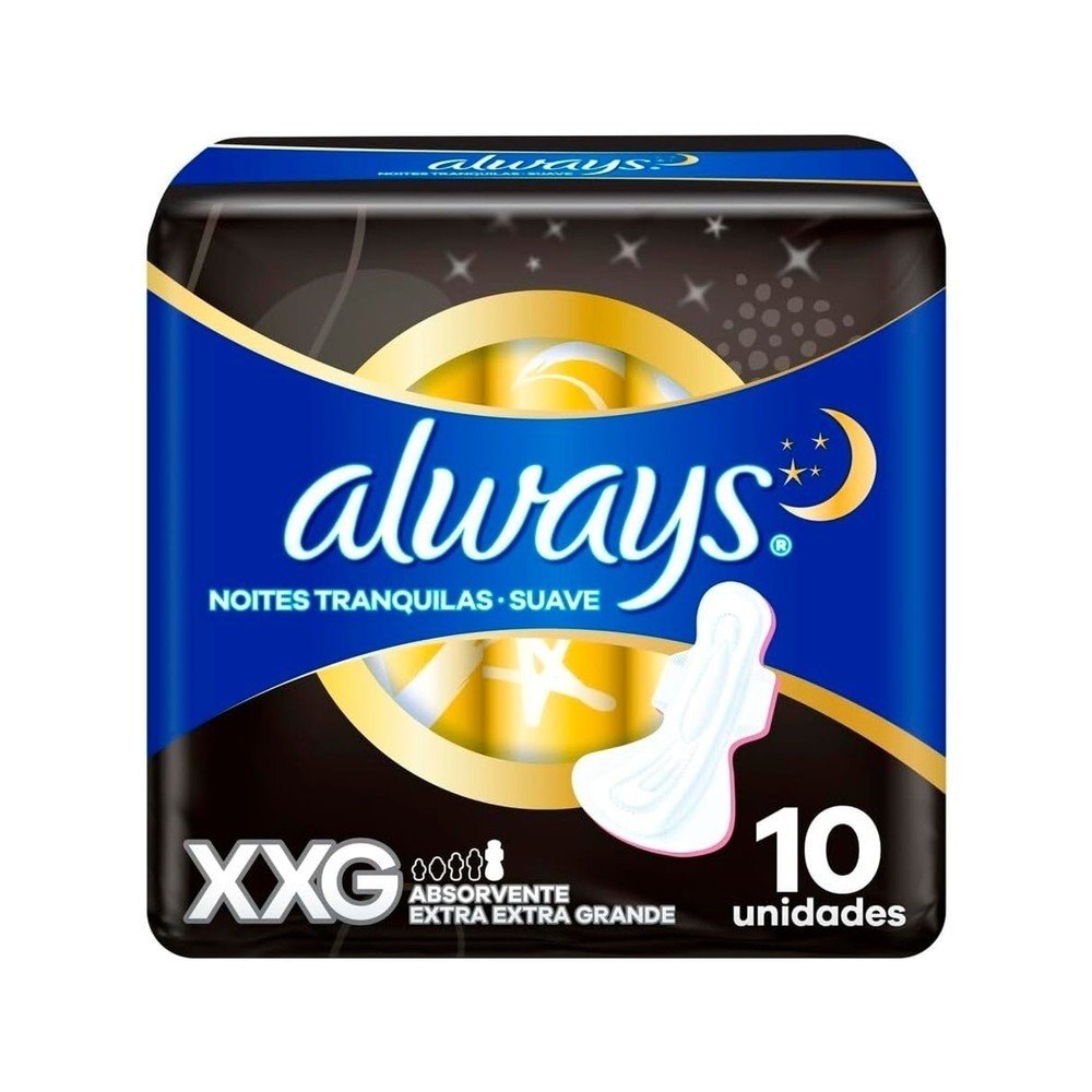 Always Noites Tranquilas: Sono Seco e Proteção Total