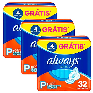 Always Super: Proteção Imbatível em 96 Absorventes 🛡️