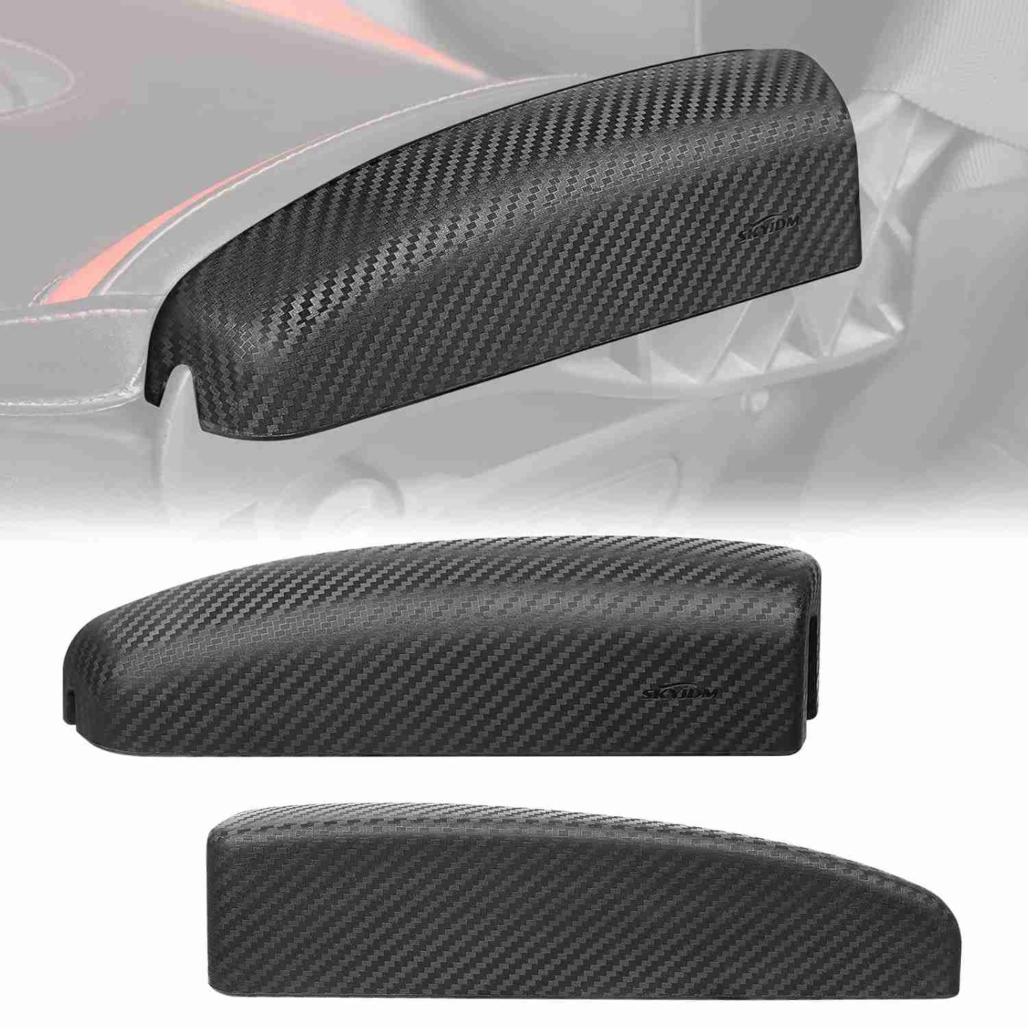 Almofada Lateral de Assento UTV Can-Am Maverick X3/X3 Max/R 2017-2025 - Conforto e Estilo Fibra de Carbono
