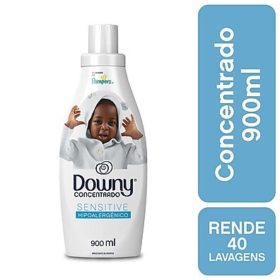 Amaciante Downy Sensitive 900ml: Hipoalergênico para Bebês