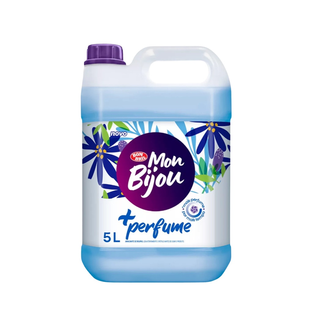 Amaciante Mon Bijou Azul 5L: Perfume Duradouro