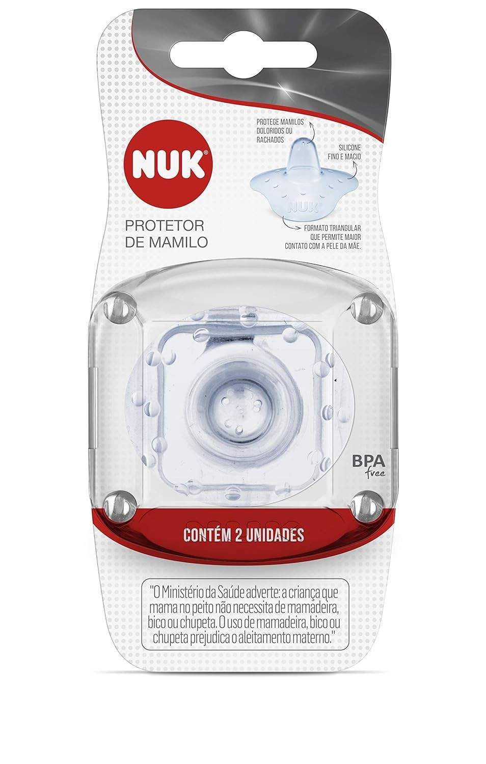 Protetor de Mamilo NUK - Silicone Macio para Amamentação Confortável