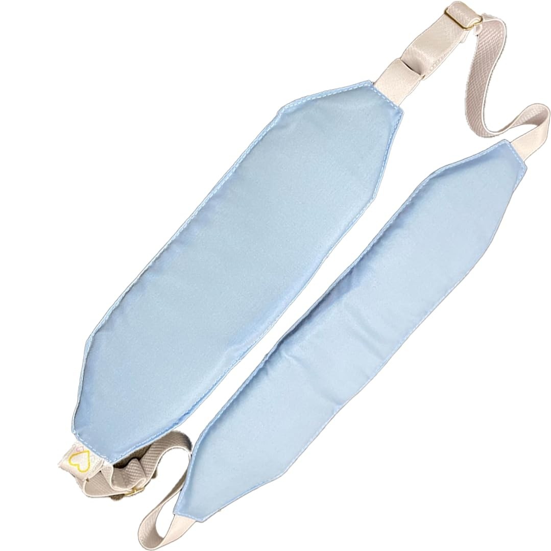 Tipoia de Amamentação com Ajuste Personalizado - Conforto e Discrição em Qualquer Lugar (Azul Claro)