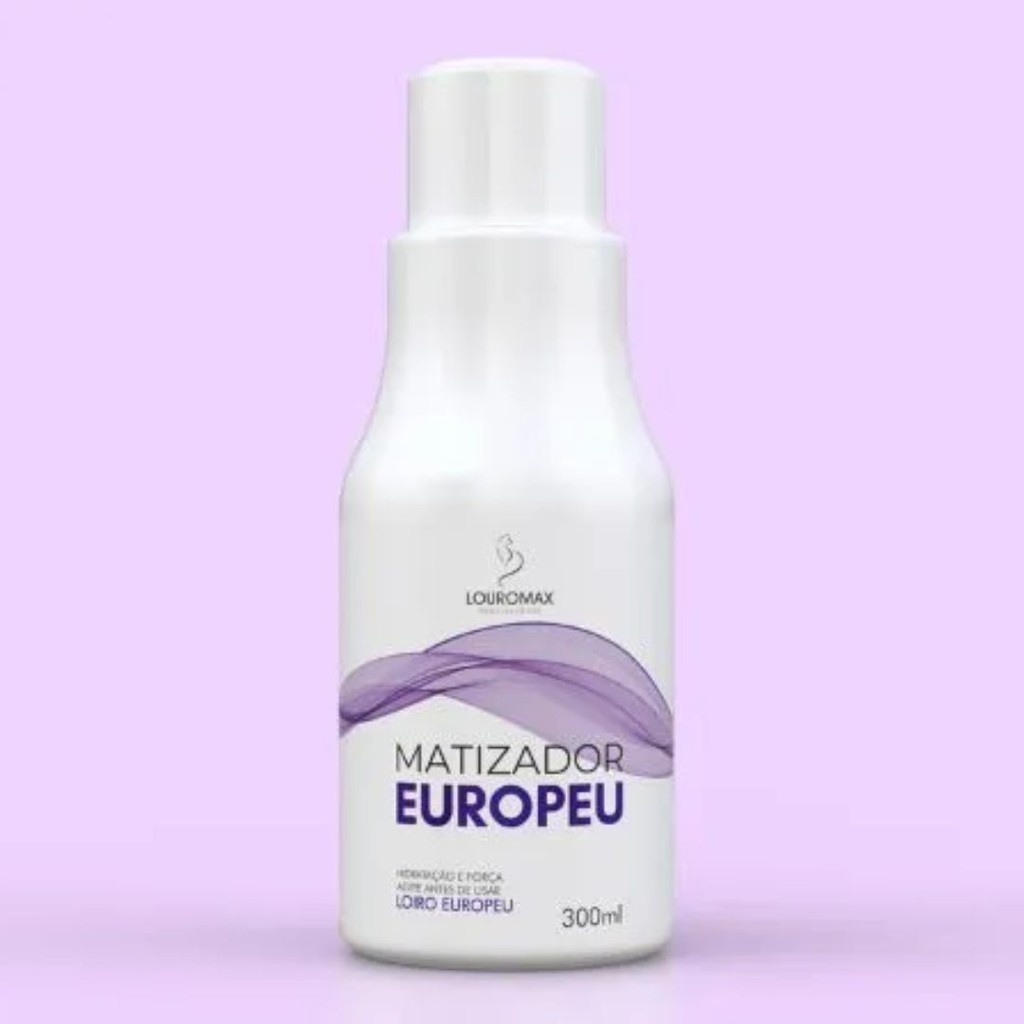 Matizador LouroMax Profissional 300ml: Loiro Frio e Sem Amarelo